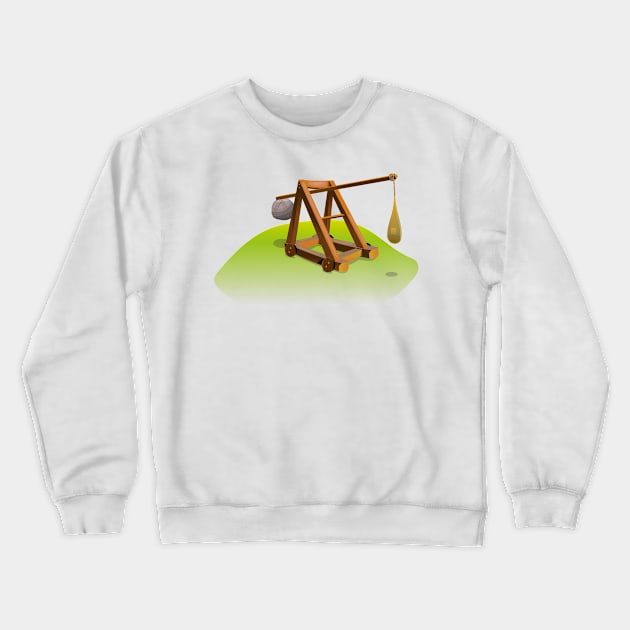 Trebuchet Crewneck Sweatshirt by nickemporium1